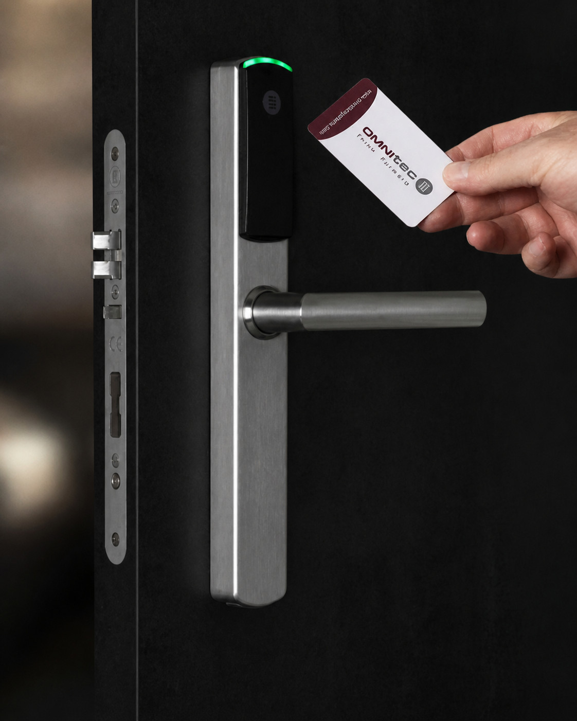 slim code apertura della porta con tessera RFID